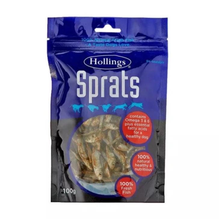 Hollings Sprats 100g Ormskirk Pets